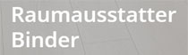 Logo mit Link auf die Raumausstatter Binder Internetseite.